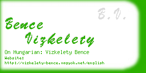 bence vizkelety business card